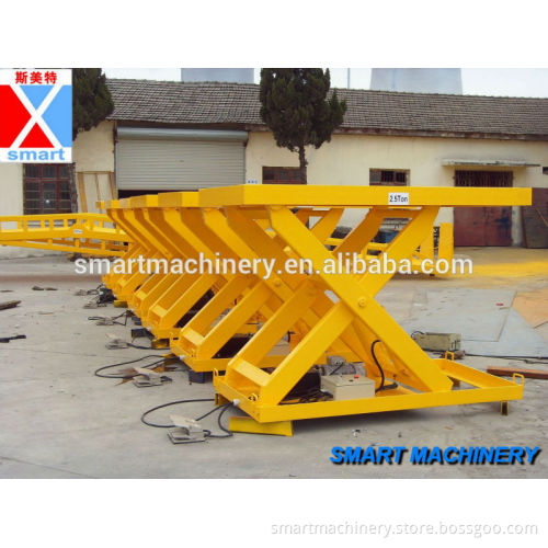 3T Small portable stationary scissor lift,automatic lifting table